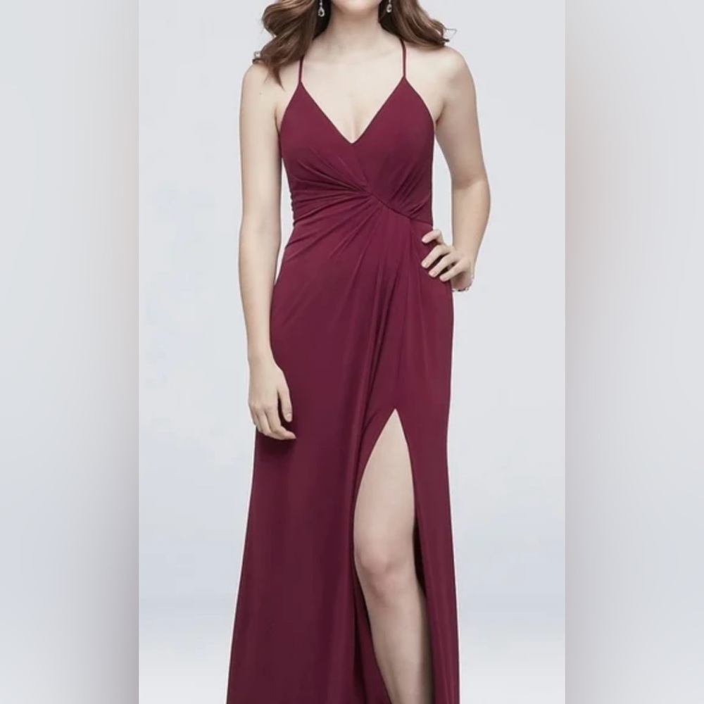 Db studio maxi dress burgundy without tags size 6